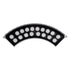 GloboStar® TREELIGHT-JINA 90692 Κυρτή Μπάρα Φωτισμού Wall Washer με Αντιθαμβωτική Γρίλια Ειδική για Φυτά - Δέντρα LED 18W 1530lm 10° DC 24V Αδιάβροχο IP67 L29 x W11 x H10.5cm RGBW DMX512 - Λευκό - 3 Years Warranty - ledmania.gr