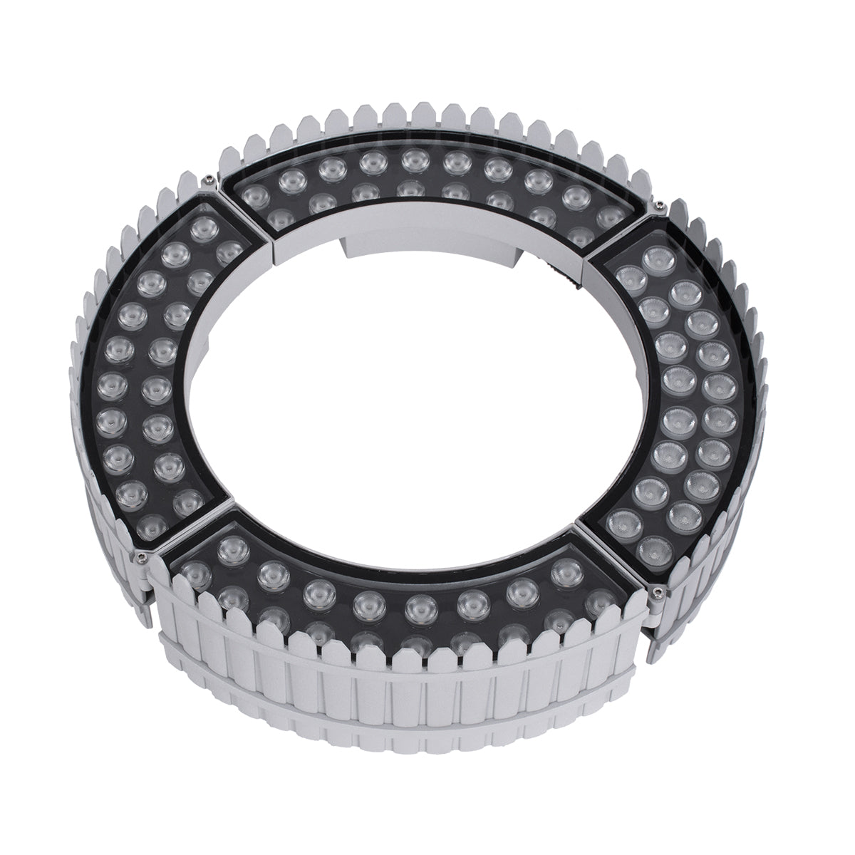 GloboStar® TREELIGHT-JINA 90692 Κυρτή Μπάρα Φωτισμού Wall Washer με Αντιθαμβωτική Γρίλια Ειδική για Φυτά - Δέντρα LED 18W 1530lm 10° DC 24V Αδιάβροχο IP67 L29 x W11 x H10.5cm RGBW DMX512 - Λευκό - 3 Years Warranty - ledmania.gr