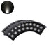 GloboStar® TREELIGHT-JINA 90694 Κυρτή Μπάρα Φωτισμού Wall Washer με Αντιθαμβωτική Γρίλια Ειδική για Φυτά - Δέντρα LED 18W 1710lm 10° DC 24V Αδιάβροχο IP67 L29 x W11 x H10.5cm Φυσικό Λευκό 4500K - Γκρι Ανθρακί - ledmania.gr