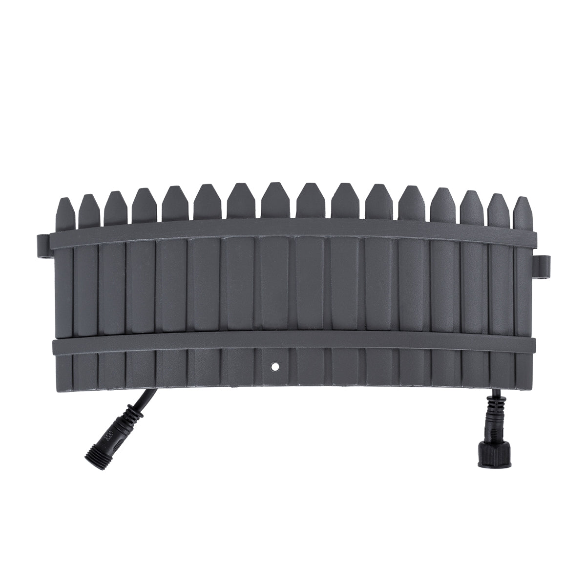 GloboStar® TREELIGHT-JINA 90694 Κυρτή Μπάρα Φωτισμού Wall Washer με Αντιθαμβωτική Γρίλια Ειδική για Φυτά - Δέντρα LED 18W 1710lm 10° DC 24V Αδιάβροχο IP67 L29 x W11 x H10.5cm Φυσικό Λευκό 4500K - Γκρι Ανθρακί - ledmania.gr