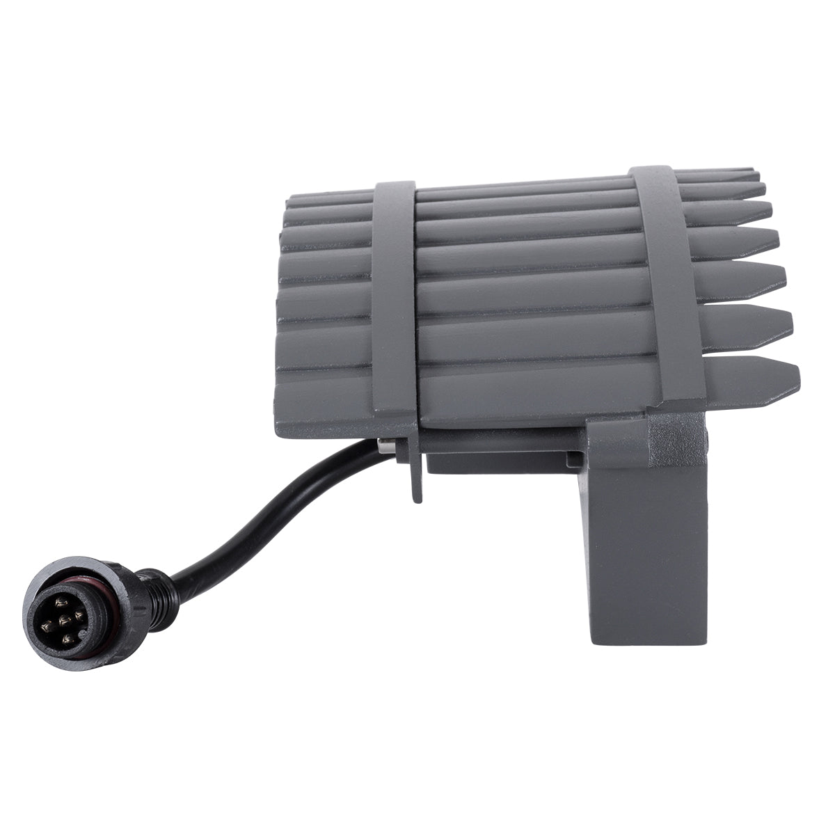GloboStar® TREELIGHT-JINA 90695 Κυρτή Μπάρα Φωτισμού Wall Washer με Αντιθαμβωτική Γρίλια Ειδική για Φυτά - Δέντρα LED 18W 1530lm 10° DC 24V Αδιάβροχο IP67 L29 x W11 x H10.5cm RGBW DMX512 - Γκρι Ανθρακί - 3 Years Warranty - ledmania.gr