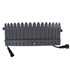 GloboStar® TREELIGHT-JINA 90695 Κυρτή Μπάρα Φωτισμού Wall Washer με Αντιθαμβωτική Γρίλια Ειδική για Φυτά - Δέντρα LED 18W 1530lm 10° DC 24V Αδιάβροχο IP67 L29 x W11 x H10.5cm RGBW DMX512 - Γκρι Ανθρακί - 3 Years Warranty - ledmania.gr