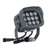 GloboStar® FLOOD-XENA 90699 Προβολέας Wall Washer με Αντιθαμβωτική Γρίλια για Φωτισμό Κτιρίων LED 24W 2040lm 10° DC 24V Αδιάβροχο IP65 L13 x W11 x H15cm RGBW DMX512 - Γκρι Ανθρακί - 3 Years Warranty - ledmania.gr
