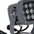 GloboStar® FLOOD-XENA 90699 Προβολέας Wall Washer με Αντιθαμβωτική Γρίλια για Φωτισμό Κτιρίων LED 24W 2040lm 10° DC 24V Αδιάβροχο IP65 L13 x W11 x H15cm RGBW DMX512 - Γκρι Ανθρακί - 3 Years Warranty - ledmania.gr