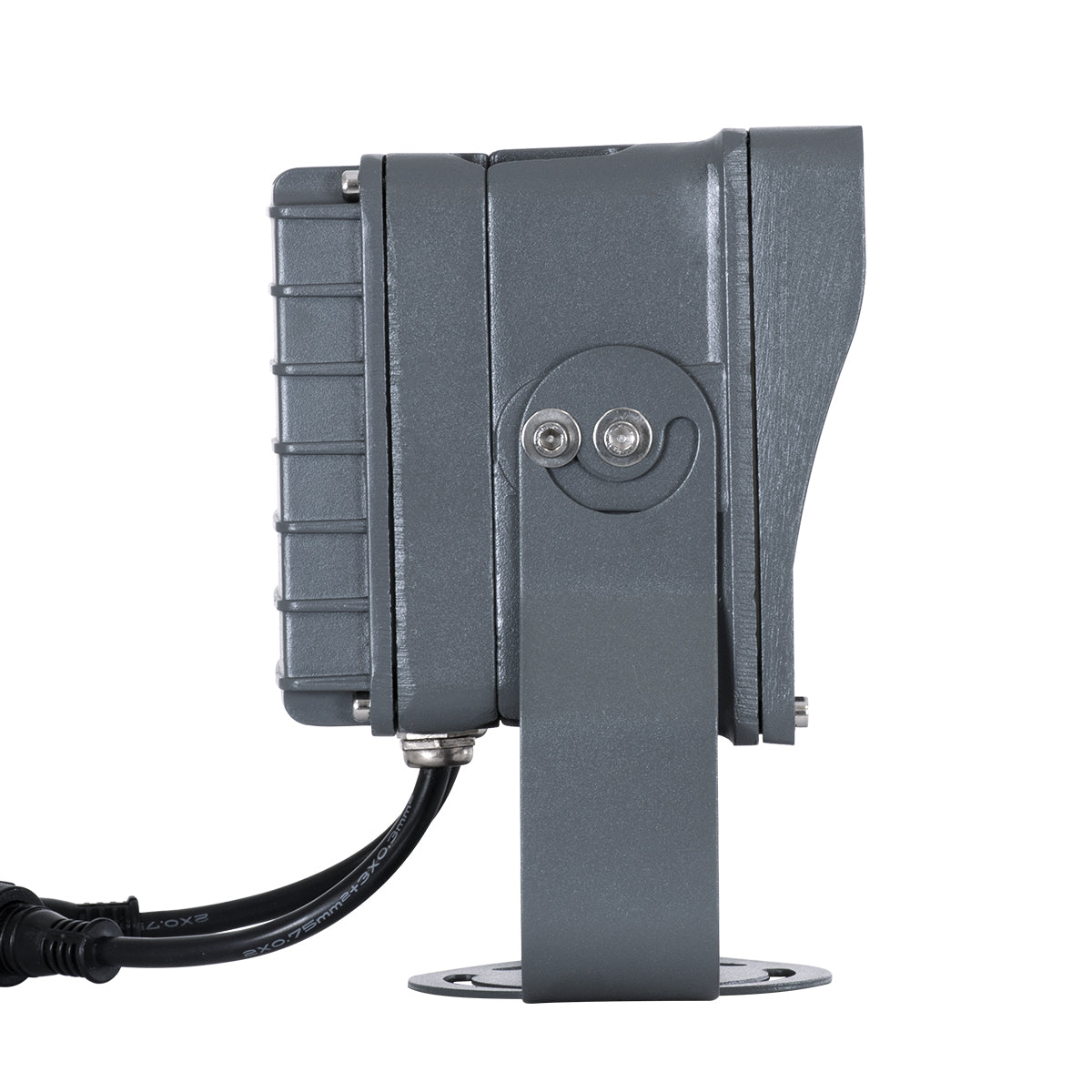 GloboStar® FLOOD-XENA 90700 Προβολέας Wall Washer με Αντιθαμβωτική Γρίλια για Φωτισμό Κτιρίων LED 48W 4080lm 10° DC 24V Αδιάβροχο IP65 L17.5 x W12.5 x H18cm RGBW DMX512 - Γκρι Ανθρακί - 3 Years Warranty - ledmania.gr
