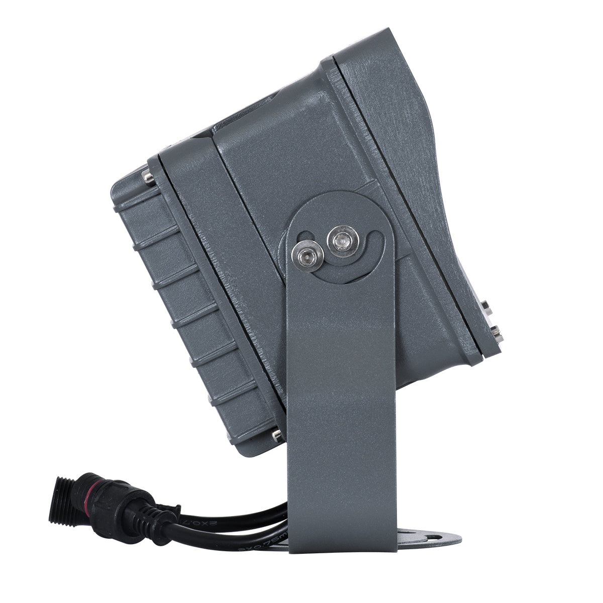 GloboStar® FLOOD-XENA 90700 Προβολέας Wall Washer με Αντιθαμβωτική Γρίλια για Φωτισμό Κτιρίων LED 48W 4080lm 10° DC 24V Αδιάβροχο IP65 L17.5 x W12.5 x H18cm RGBW DMX512 - Γκρι Ανθρακί - 3 Years Warranty - ledmania.gr