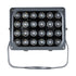 GloboStar® FLOOD-XENA 90700 Προβολέας Wall Washer με Αντιθαμβωτική Γρίλια για Φωτισμό Κτιρίων LED 48W 4080lm 10° DC 24V Αδιάβροχο IP65 L17.5 x W12.5 x H18cm RGBW DMX512 - Γκρι Ανθρακί - 3 Years Warranty - ledmania.gr