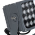 GloboStar® FLOOD-XENA 90700 Προβολέας Wall Washer με Αντιθαμβωτική Γρίλια για Φωτισμό Κτιρίων LED 48W 4080lm 10° DC 24V Αδιάβροχο IP65 L17.5 x W12.5 x H18cm RGBW DMX512 - Γκρι Ανθρακί - 3 Years Warranty - ledmania.gr