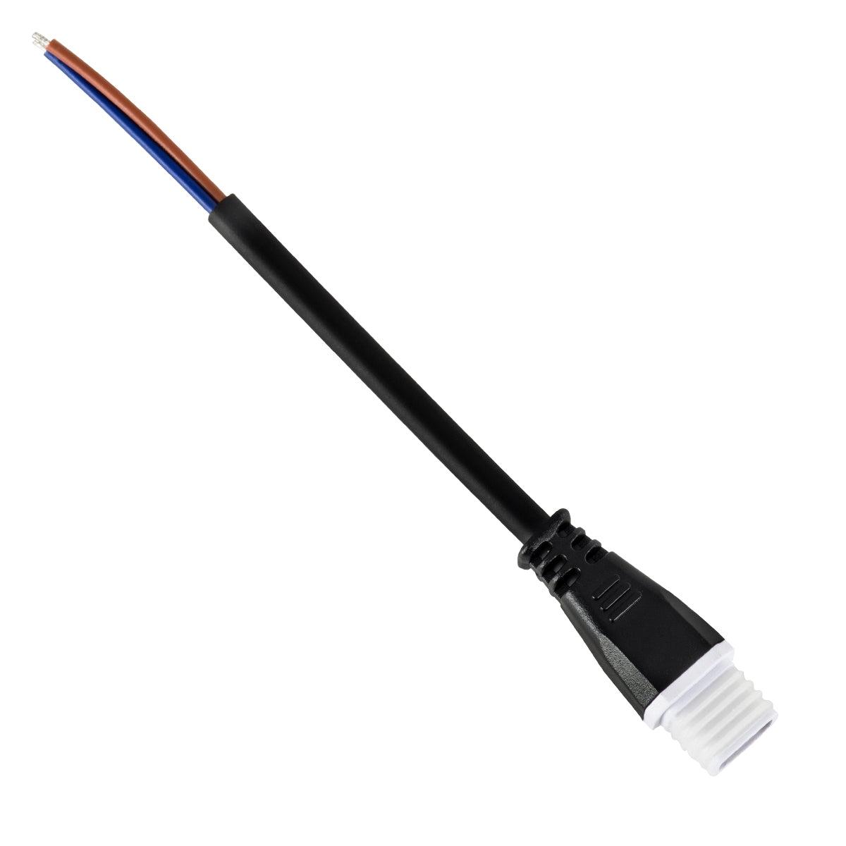 GloboStar® 90703 Ταχυσύνδεσμος Τροφοδοσίας για Wall Washer IP65 - 2 Καλώδια +/- σε Power Connector 2 PIN Male για Μονόχρωμα Wall Washer - ledmania.gr