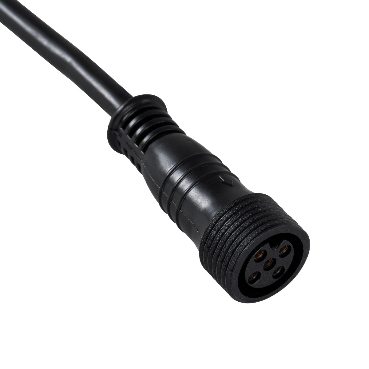 GloboStar® 90706 Ταχυσύνδεσμος Τροφοδοσίας για Wall Washer και Προβολείς IP65 - 5 Καλώδια +/- σε Power Connector 5 PIN Female για Πολύχρωμα RGB+RGBW - ledmania.gr
