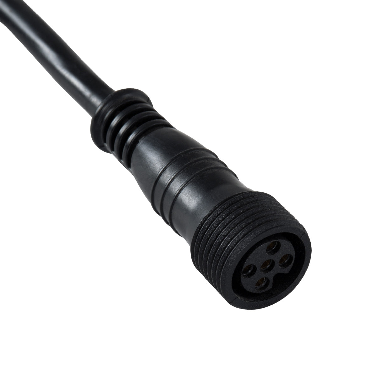GloboStar® 90707 Ταχυσύνδεσμος Τροφοδοσίας T για Wall Washer και Προβολείς IP65 - 2 Καλώδια +/- σε Power Connector 5 PIN Female & Power Connector 5 PIN Male για Πολύχρωμα RGB+RGBW - ledmania.gr