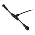 GloboStar® 90707 Ταχυσύνδεσμος Τροφοδοσίας T για Wall Washer και Προβολείς IP65 - 2 Καλώδια +/- σε Power Connector 5 PIN Female & Power Connector 5 PIN Male για Πολύχρωμα RGB+RGBW - ledmania.gr