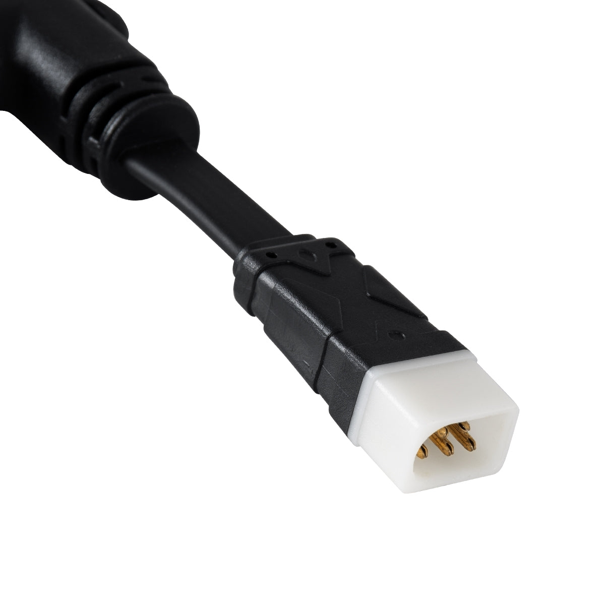 GloboStar® 90711 Ταχυσύνδεσμος Τροφοδοσίας T για Wall Washer Tuber - 2 Καλώδια +/- σε Power Connector 5 PIN Male & Power Connector 5 PIN Female για Πολύχρωμα RGB+RGBW Tuber - ledmania.gr
