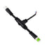 GloboStar® 90711 Ταχυσύνδεσμος Τροφοδοσίας T για Wall Washer Tuber - 2 Καλώδια +/- σε Power Connector 5 PIN Male & Power Connector 5 PIN Female για Πολύχρωμα RGB+RGBW Tuber - ledmania.gr