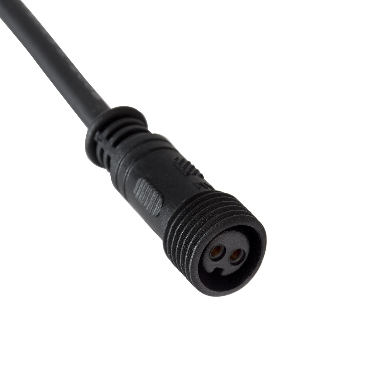 GloboStar® 90716 Ταχυσύνδεσμος Τροφοδοσίας για Wall Washer IP65 - 2 Καλώδια +/- σε Power Connector 2 PIN Female για Μονόχρωμα Wall Washer - ledmania.gr