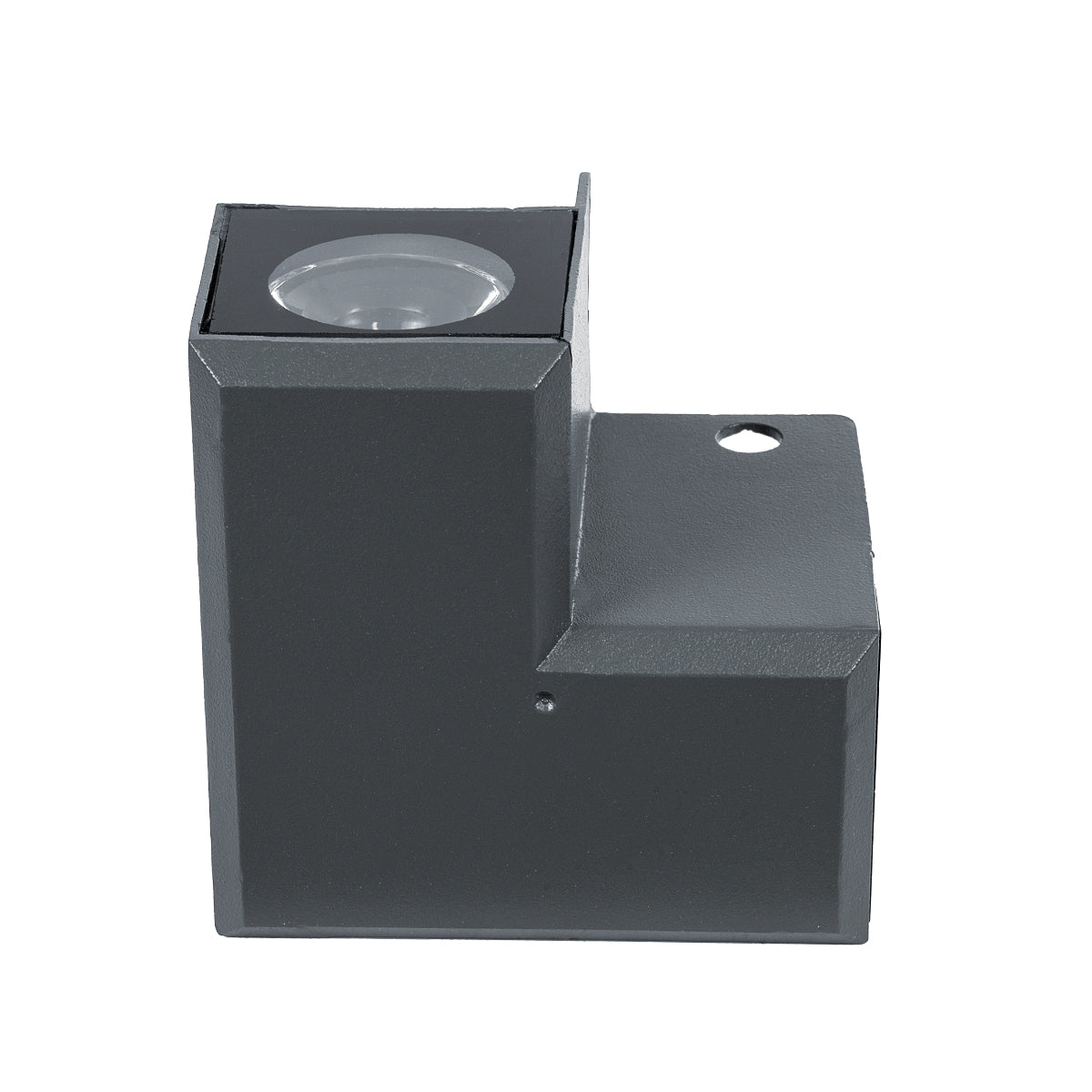 GloboStar® WALLLIGHT-DONA 90730 Αρχιτεκτονικό Επιτοίχιο Γωνιακό Φωτιστικό LED 10W 850lm 10° DC 24V Αδιάβροχο IP66 Μ8 x Π8 x Υ6cm Αρχιτεκτονικό Πορτοκαλί 2200K - Γκρι Ανθρακί - 3 Χρόνια Εγγύηση - ledmania.gr