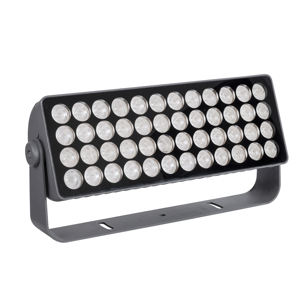 GloboStar® FLOOD-SENA 90733 Προβολέας Wall Washer για Φωτισμό Κτιρίων LED 600W 33490lm 15° DC 24V Αδιάβροχο IP65 Μ54 x Π13 x Υ25cm RGBW DMX512 - Γκρι Ανθρακί - 3 Years Warranty - ledmania.gr