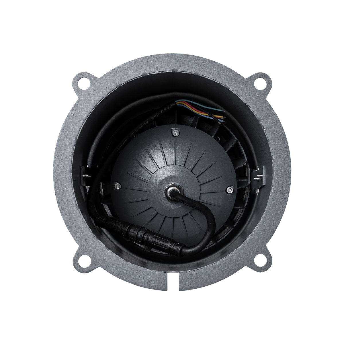 GloboStar® FLOOD-MILO 90736 Κινούμενος Προβολέας - Σποτ Φωτισμού Wall Washer για Φωτισμό Κτιρίων LED 12W 1020lm 10° DC 24V Αδιάβροχο IP67 Φ17 x Υ26cm RGBW DMX512 - Γκρι Ανθρακί - 3 Χρόνια Εγγύηση - ledmania.gr