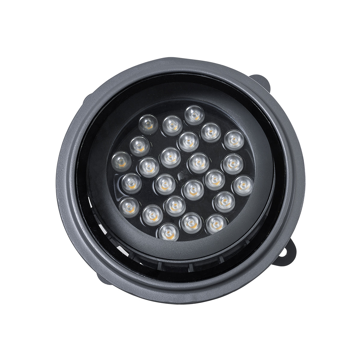 GloboStar® FLOOD-MILO 90738 Κινούμενος Προβολέας - Σποτ Φωτισμού Wall Washer για Φωτισμό Κτιρίων LED 24W 2280lm 10° AC 220-240V Αδιάβροχο IP67 Φ22 x Υ30cm Φυσικό Λευκό 4500K - Γκρι Ανθρακί - 3 Χρόνια Εγγύηση - ledmania.gr