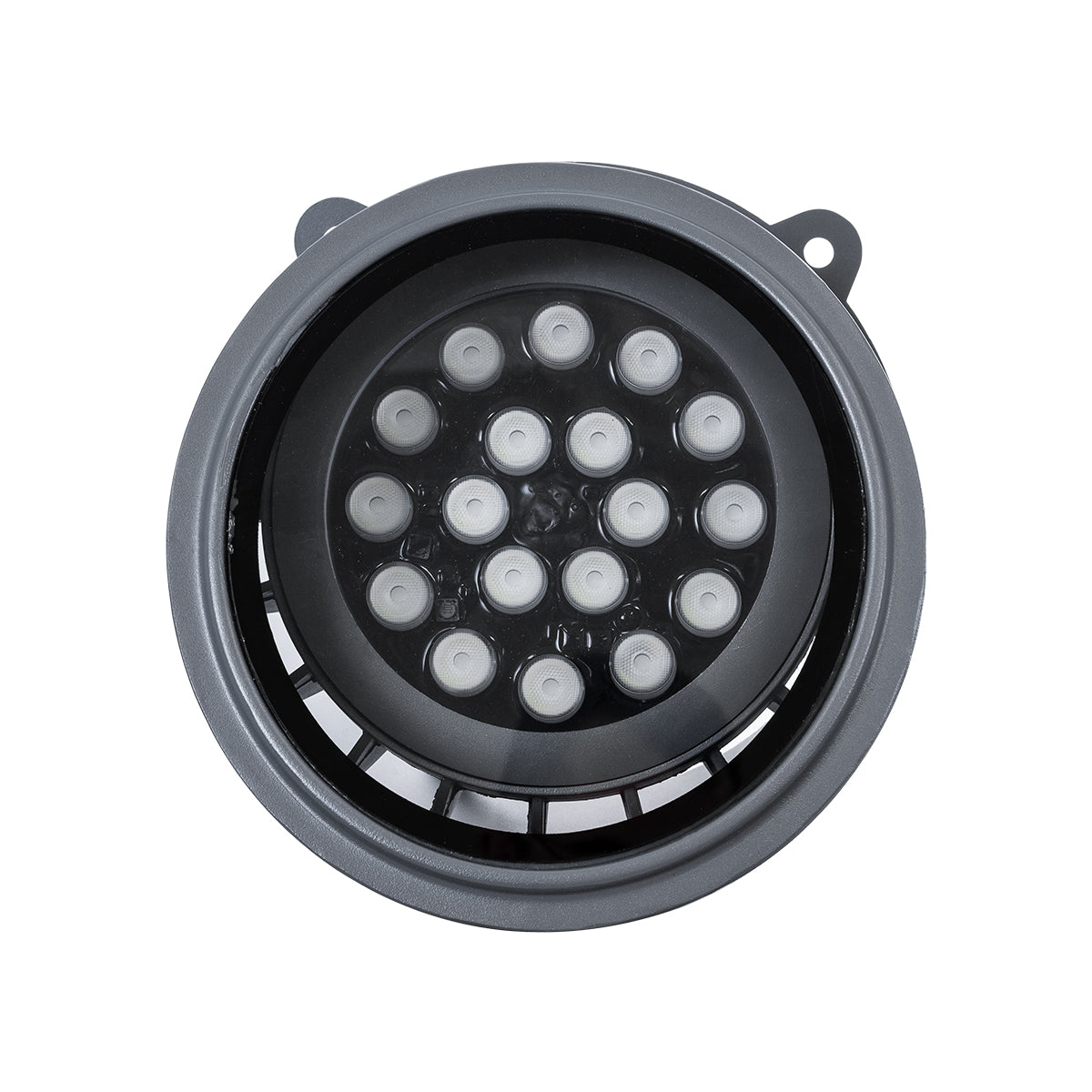 GloboStar® FLOOD-MILO 90739 Κινούμενος Προβολέας - Σποτ Φωτισμού Wall Washer για Φωτισμό Κτιρίων LED 24W 2040lm 10° DC 24V Αδιάβροχο IP67 Φ22 x Υ30cm RGBW DMX512 - Γκρι Ανθρακί - 3 Χρόνια Εγγύηση - ledmania.gr