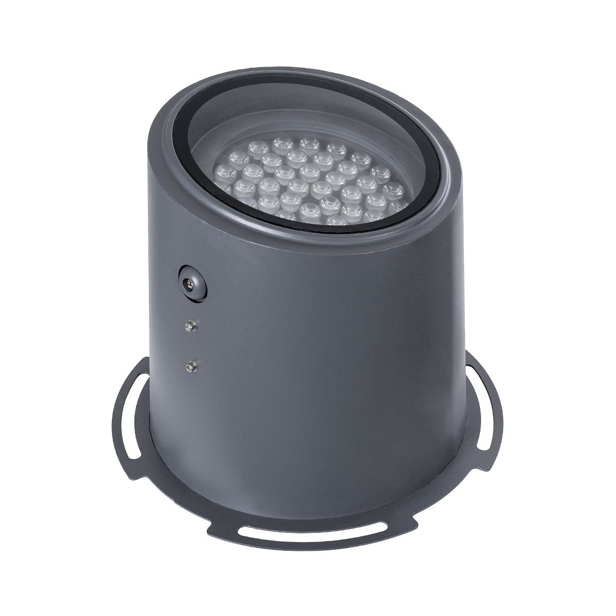 GloboStar® FLOOD-MILO 90741 Κινούμενος Προβολέας - Σποτ Φωτισμού Wall Washer για Φωτισμό Κτιρίων LED 48W 4560lm 10° AC 220-240V Αδιάβροχο IP67 Φ26 x Υ30cm Φυσικό Λευκό 4500K - Γκρι Ανθρακί - 3 Χρόνια Εγγύηση - ledmania.gr