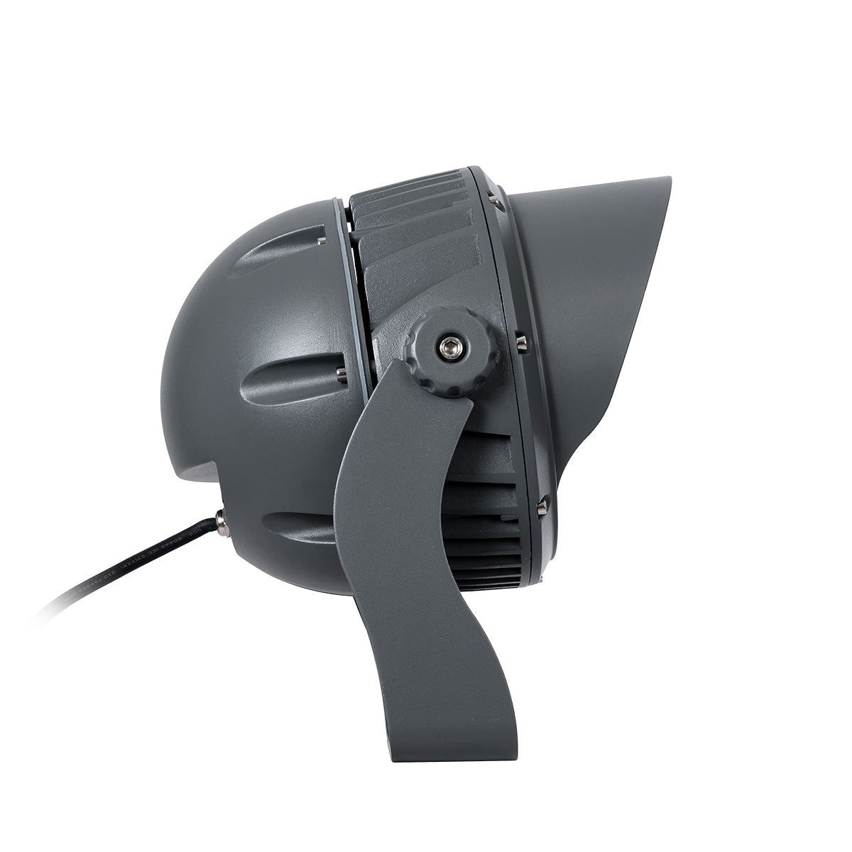 GloboStar® FLOOD-DIMO 90743 Προβολέας Wall Washer με Αντιθαμβωτική Γρίλια για Φωτισμό Κτιρίων LED 54W 4860lm 10° AC 220-240V Αδιάβροχο IP67 Μ26 x Π28 x Υ35cm Θερμό Λευκό 2700K - Γκρι Ανθρακί - 3 Χρόνια Εγγύηση - ledmania.gr