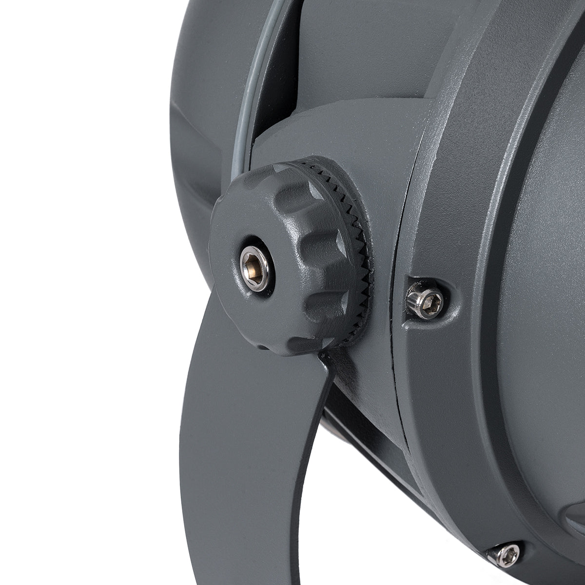 GloboStar® FLOOD-DIMO 90744 Προβολέας Wall Washer με Αντιθαμβωτική Γρίλια για Φωτισμό Κτιρίων LED 54W 5130lm 10° AC 220-240V Αδιάβροχο IP67 Μ26 x Π28 x Υ35cm Φυσικό Λευκό 4500K - Γκρι Ανθρακί - 3 Χρόνια Εγγύηση - ledmania.gr