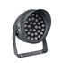 GloboStar® FLOOD-DIMO 90745 Προβολέας Wall Washer με Αντιθαμβωτική Γρίλια για Φωτισμό Κτιρίων LED 54W 4590lm 10° DC 24V Αδιάβροχο IP67 Μ26 x Π28 x Υ35cm RGBW DMX512 - Γκρι Ανθρακί - 3 Χρόνια Εγγύηση - ledmania.gr