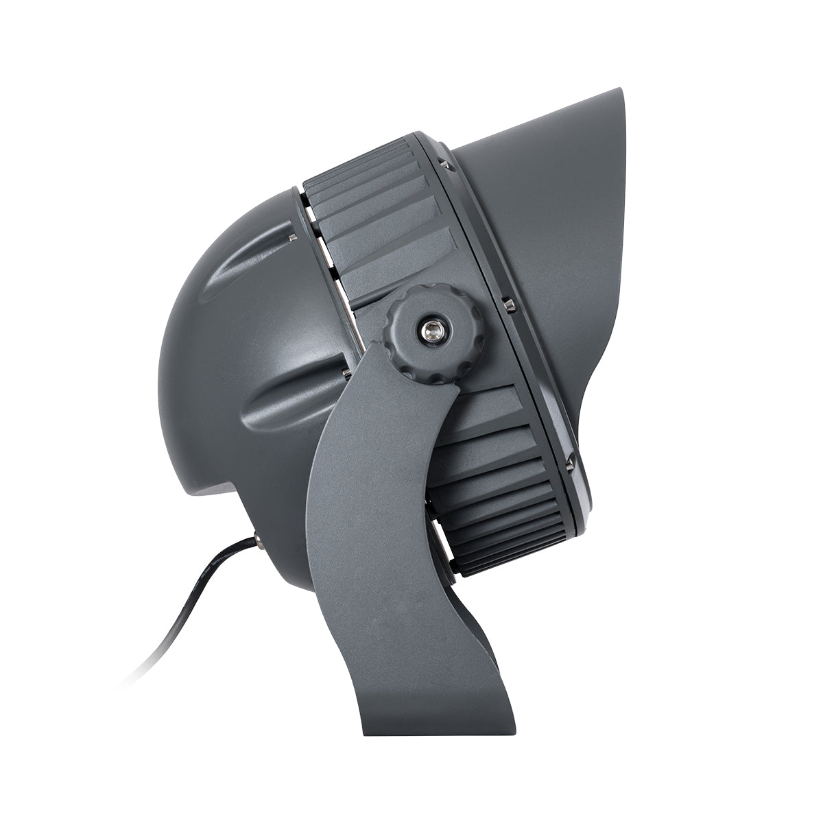 GloboStar® FLOOD-DIMO 90746 Προβολέας Wall Washer με Αντιθαμβωτική Γρίλια για Φωτισμό Κτιρίων LED 100W 9000lm 10° AC 220-240V Αδιάβροχο IP67 Μ34 x Π36 x Υ44cm Θερμό Λευκό 2700K - Γκρι Ανθρακί - 3 Χρόνια Εγγύηση - ledmania.gr