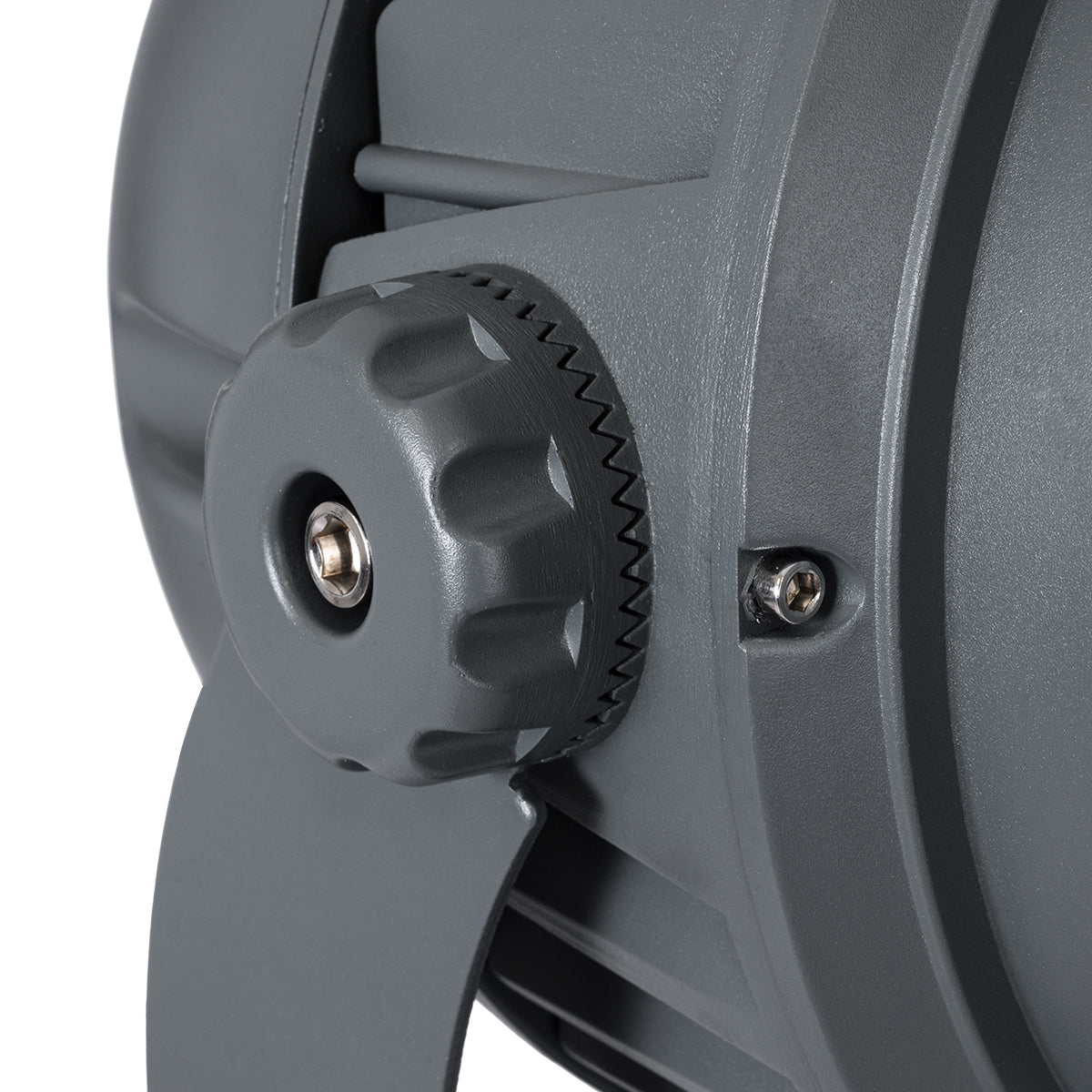 GloboStar® FLOOD-DIMO 90747 Προβολέας Wall Washer με Αντιθαμβωτική Γρίλια για Φωτισμό Κτιρίων LED 100W 9500lm 10° AC 220-240V Αδιάβροχο IP67 Μ34 x Π36 x Υ44cm Φυσικό Λευκό 4500K - Γκρι Ανθρακί - 3 Χρόνια Εγγύηση - ledmania.gr
