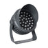GloboStar® FLOOD-DIMO 90748 Προβολέας Wall Washer με Αντιθαμβωτική Γρίλια για Φωτισμό Κτιρίων LED 100W 8500lm 10° DC 24V Αδιάβροχο IP67 Μ34 x Π36 x Υ44cm RGBW DMX512 - Γκρι Ανθρακί - 3 Χρόνια Εγγύηση - ledmania.gr