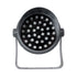 GloboStar® FLOOD-DIMO 90748 Προβολέας Wall Washer με Αντιθαμβωτική Γρίλια για Φωτισμό Κτιρίων LED 100W 8500lm 10° DC 24V Αδιάβροχο IP67 Μ34 x Π36 x Υ44cm RGBW DMX512 - Γκρι Ανθρακί - 3 Χρόνια Εγγύηση - ledmania.gr