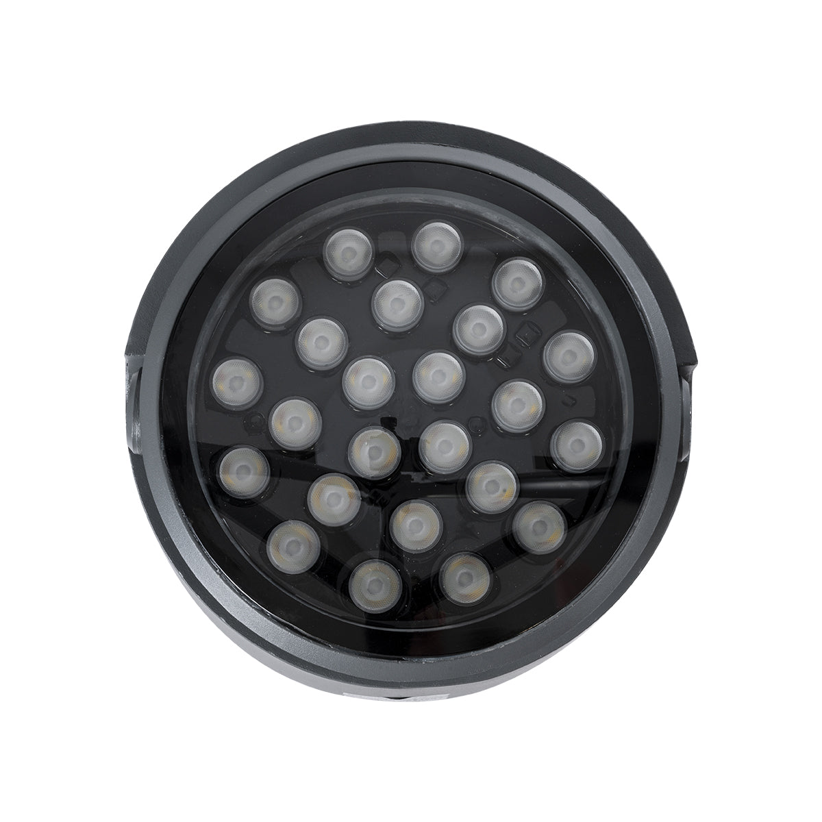 GloboStar® FLOOD-SILO 90751 Κινούμενος Προβολέας - Σποτ Φωτισμού Wall Washer για Φωτισμό Κτιρίων LED 36W 3060lm 5° DC 24V Αδιάβροχο IP67 Φ26 x Υ18cm RGBW DMX512 - Γκρι Ανθρακί - 3 Χρόνια Εγγύηση - ledmania.gr