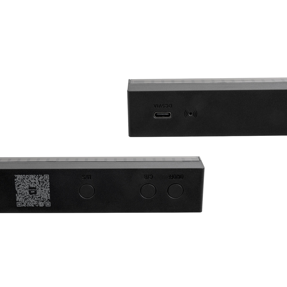 GloboStar® DIGICOLUMN 90761 Μοντέρνο Επιτραπέζιο Φωτιστικό Γραφείου Rhythm Music Bar LED 8W 640lm 90° DC 5V με USB 2.0 IP20 - Εναλλαγή Φωτισμού μέσω Τηλεχειριστηρίου - Πολύχρωμο RGB - Dimmable - Μαύρο - Μ2.3 x Π2.5 x Υ19cm - 2 Χρόνια Εγγύηση - ledmania.gr