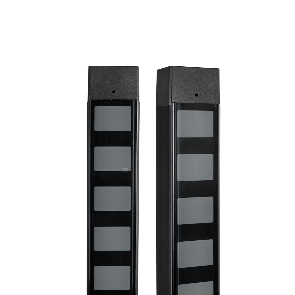 GloboStar® DIGICOLUMN 90762 Μοντέρνο Επιδαπέδιο Φωτιστικό Γραφείου Rhythm Music Bar LED 12W 960lm 90° DC 5V με USB 2.0 IP20 - Εναλλαγή Φωτισμού μέσω Τηλεχειριστηρίου - Πολύχρωμο RGB - Dimmable - Μαύρο - Μ3.4 x Π2.5 x Υ122cm - 2 Χρόνια Εγγύηση - ledmania.gr