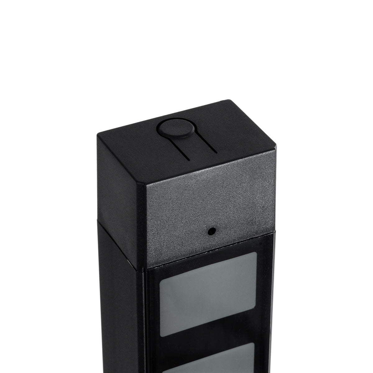 GloboStar® DIGICOLUMN 90762 Μοντέρνο Επιδαπέδιο Φωτιστικό Γραφείου Rhythm Music Bar LED 12W 960lm 90° DC 5V με USB 2.0 IP20 - Εναλλαγή Φωτισμού μέσω Τηλεχειριστηρίου - Πολύχρωμο RGB - Dimmable - Μαύρο - Μ3.4 x Π2.5 x Υ122cm - 2 Χρόνια Εγγύηση - ledmania.gr