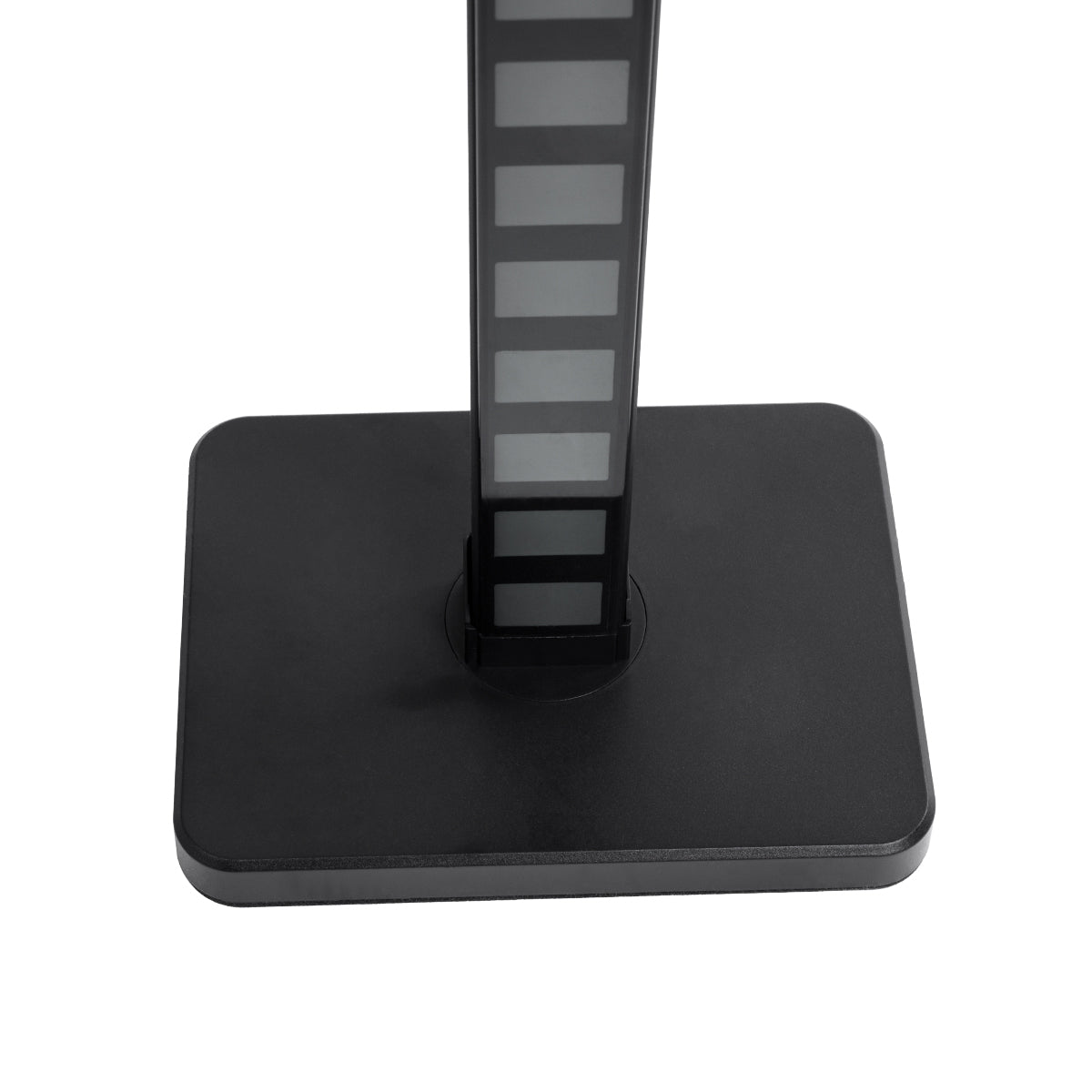 GloboStar® DIGICOLUMN 90762 Μοντέρνο Επιδαπέδιο Φωτιστικό Γραφείου Rhythm Music Bar LED 12W 960lm 90° DC 5V με USB 2.0 IP20 - Εναλλαγή Φωτισμού μέσω Τηλεχειριστηρίου - Πολύχρωμο RGB - Dimmable - Μαύρο - Μ3.4 x Π2.5 x Υ122cm - 2 Χρόνια Εγγύηση - ledmania.gr