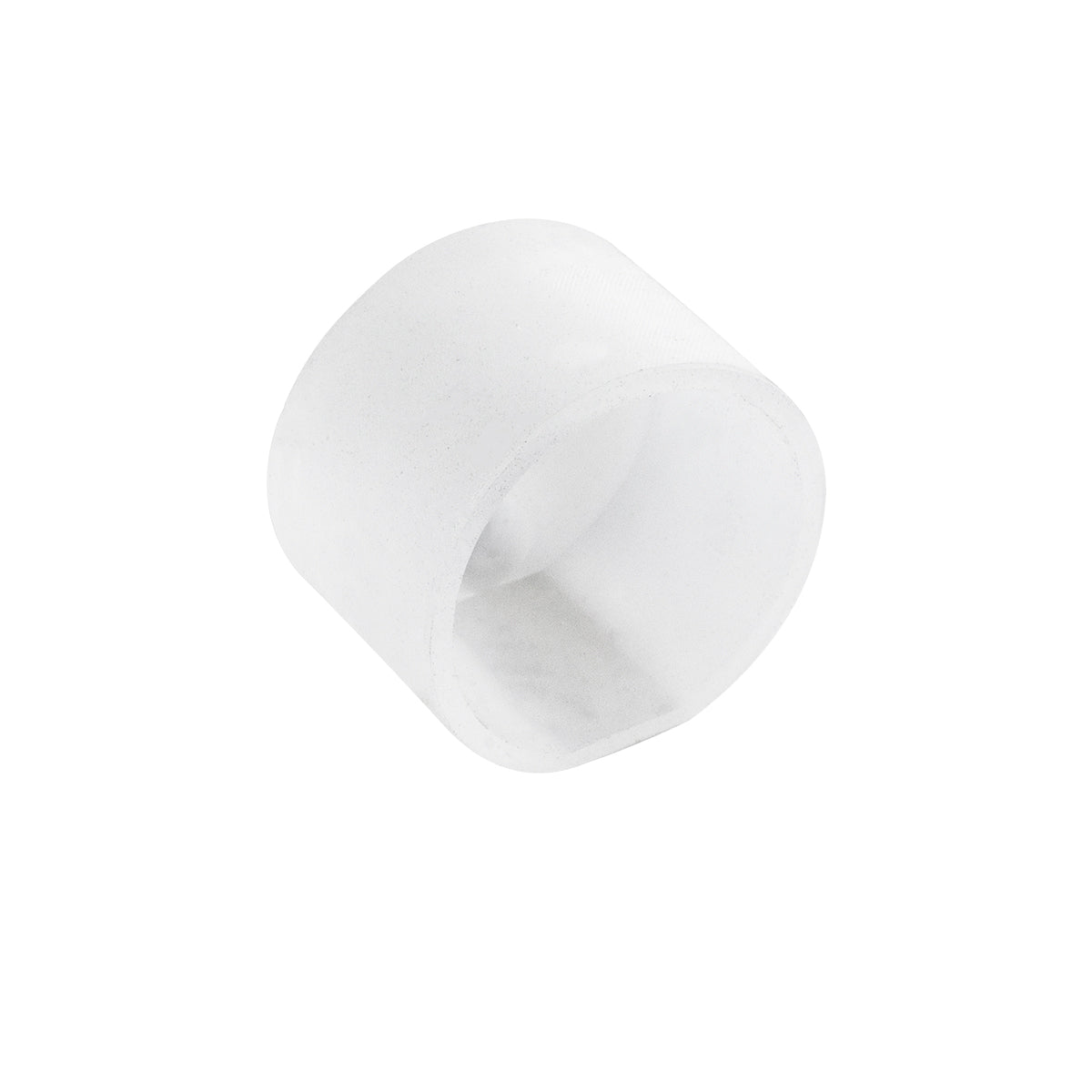 GloboStar® CON-NEONIO 90779 Τάπα Σιλικόνης Σύνδεσης & Τερματική για την NEONIO Digital Neon Flex LED 14.4W/m 12VDC με Π2 x Υ2cm - Διάφανη - Μ2.3 x Π2.2 x Υ2.2cm - ledmania.gr