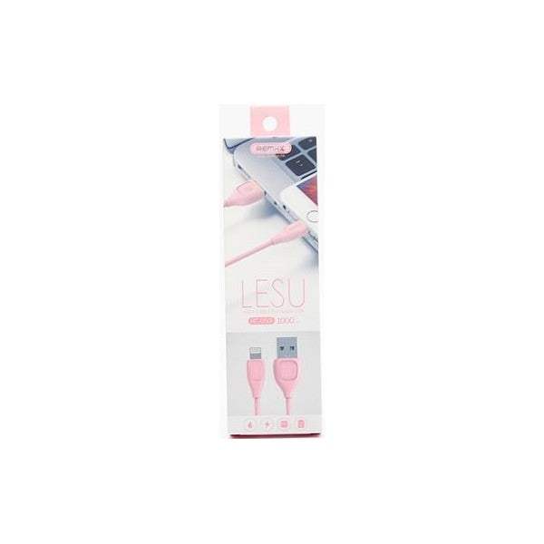 REMAX RC-050i LESU CABLE USB A-APPLE 8pin PINK 1.0m - ledmania.gr