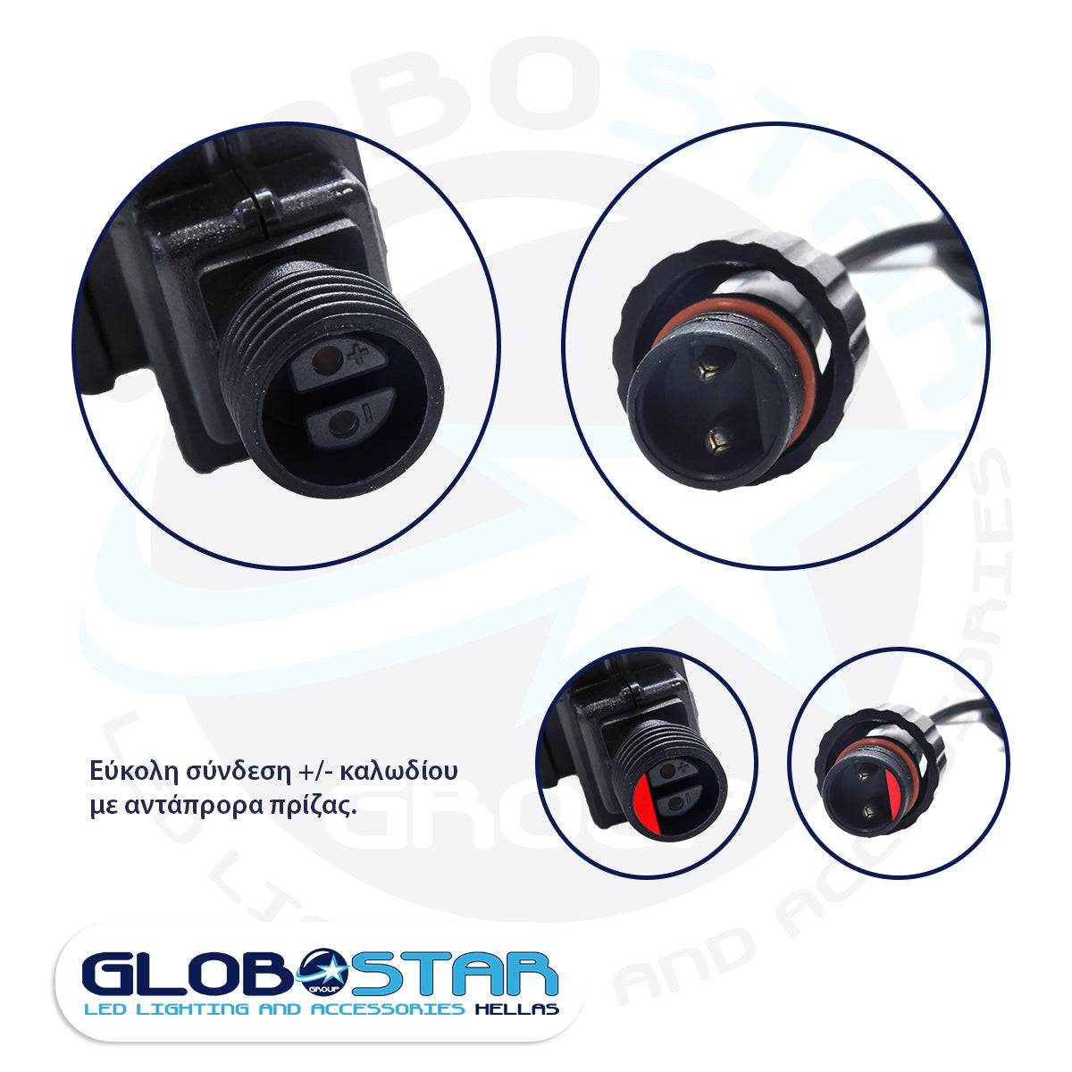 GloboStar® 75599 Προβολάκι Κήπου Καρφωτό - Δαπέδου Epistar LED 6W 300lm 60° AC 230V Αδιάβροχο IP44 RGB με 12 Διαφορετικά Σχέδια Φωτισμού - ledmania.gr