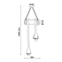 ΚΡΕΜΑΣΤΟ Φ/Σ 2ΧΕ27 BAMBOO+ΣΧΟΙΝΙ 11Χ30ΧΗ160CM max. - ledmania.gr