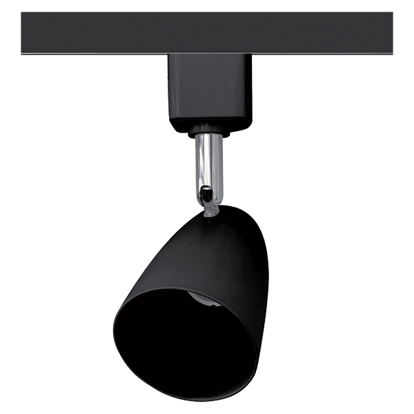 EMPTY FIXTURE GU10 2LINES D56x86x135 BLACK - ledmania.gr