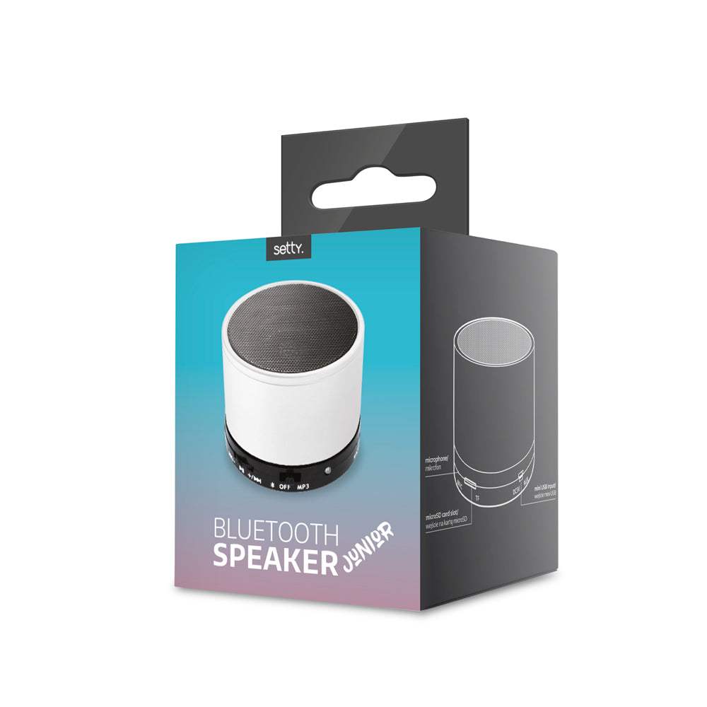 SETTY JUNIOR BLUETOOTH SPEAKER WHITE - ledmania.gr