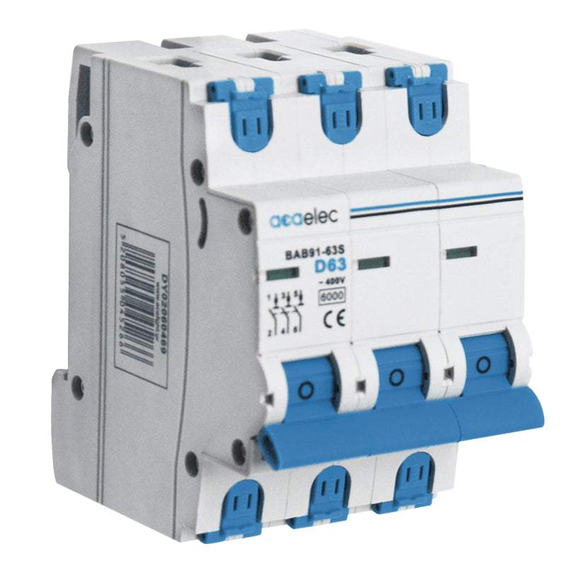 MCB 3P D63 6KA 3M - ledmania.gr