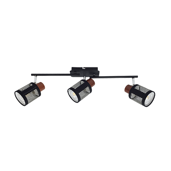 DELIA SPOT 3XE27 BLACK - ledmania.gr