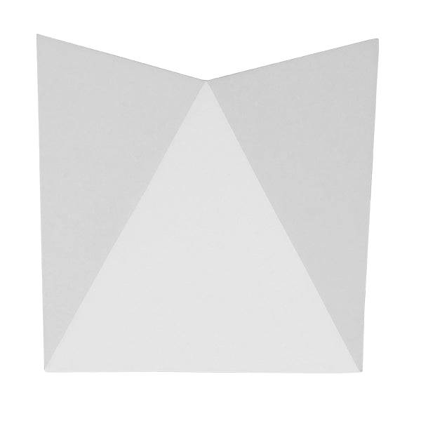 GloboStar® 96503 LED Φωτιστικό Τοίχου Απλίκα STEALTH Αρχιτεκτονικού Φωτισμού Λευκό Αδιάβροχο IP65 10 Watt CREE 1200lm 60° 230V Ψυχρό Λευκό Μ17 x Π7.5 x Υ17cm - ledmania.gr