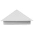 GloboStar® 96503 LED Φωτιστικό Τοίχου Απλίκα STEALTH Αρχιτεκτονικού Φωτισμού Λευκό Αδιάβροχο IP65 10 Watt CREE 1200lm 60° 230V Ψυχρό Λευκό Μ17 x Π7.5 x Υ17cm - ledmania.gr