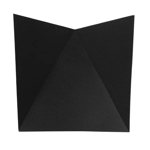 GloboStar® 96506 LED Φωτιστικό Τοίχου Απλίκα STEALTH Αρχιτεκτονικού Φωτισμού Μαύρο Αδιάβροχο IP65 10 Watt CREE 1200lm 60° 230V Ψυχρό Λευκό Μ17 x Π7.5 x Υ17cm - ledmania.gr