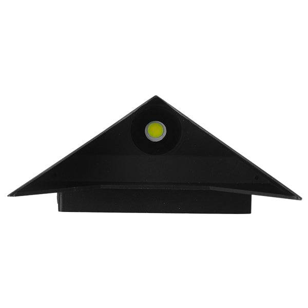 GloboStar® 96506 LED Φωτιστικό Τοίχου Απλίκα STEALTH Αρχιτεκτονικού Φωτισμού Μαύρο Αδιάβροχο IP65 10 Watt CREE 1200lm 60° 230V Ψυχρό Λευκό Μ17 x Π7.5 x Υ17cm - ledmania.gr