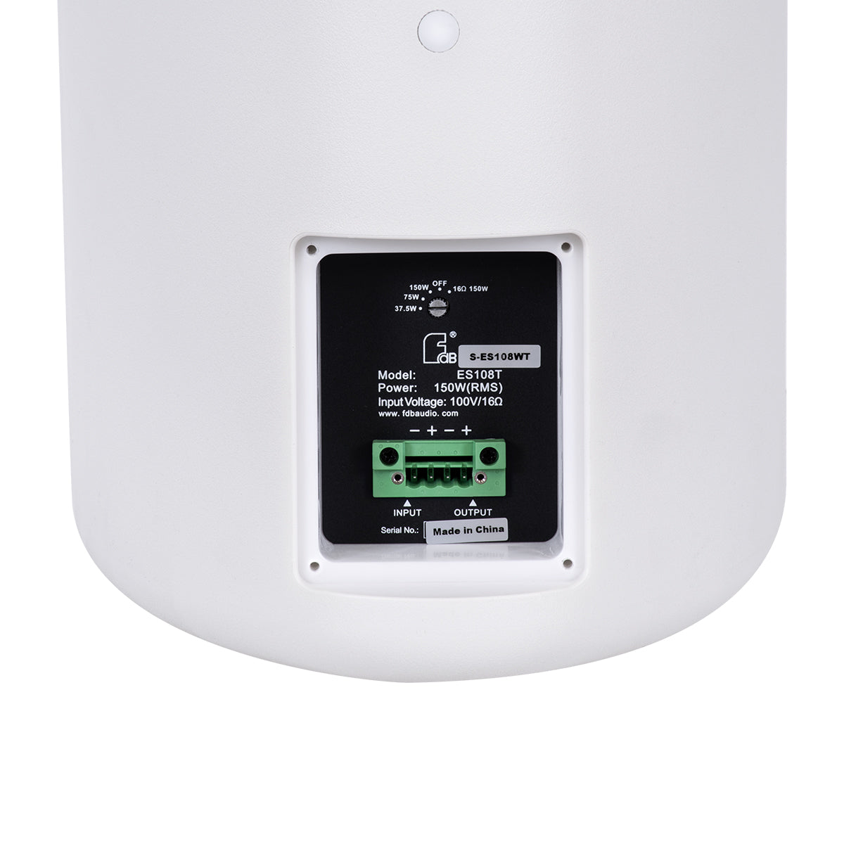 GloboStar® FDB ES108WT 98005 Παθητικά Ηχεία Εγκαταστάσεων - Facilities Speakers Επιτοίχια 300W (600W Peak) (Ζεύγος) Αδιάβροχα IP65 Λευκά Μ24 x Π28.5 x Υ45cm - ledmania.gr